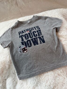 Patriots 'Touch Down' Gray Kids Tee, Gerber, 2T